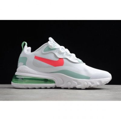 Nike Air Max 270 React Beyaz / Yeşil / Kırmızı Koşu Ayakkabısı Türkiye - ZMF9303M